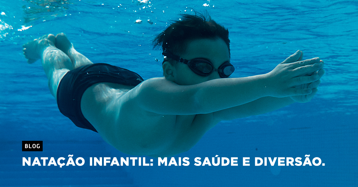A natação é uma aliada do combate à obesidade infantil