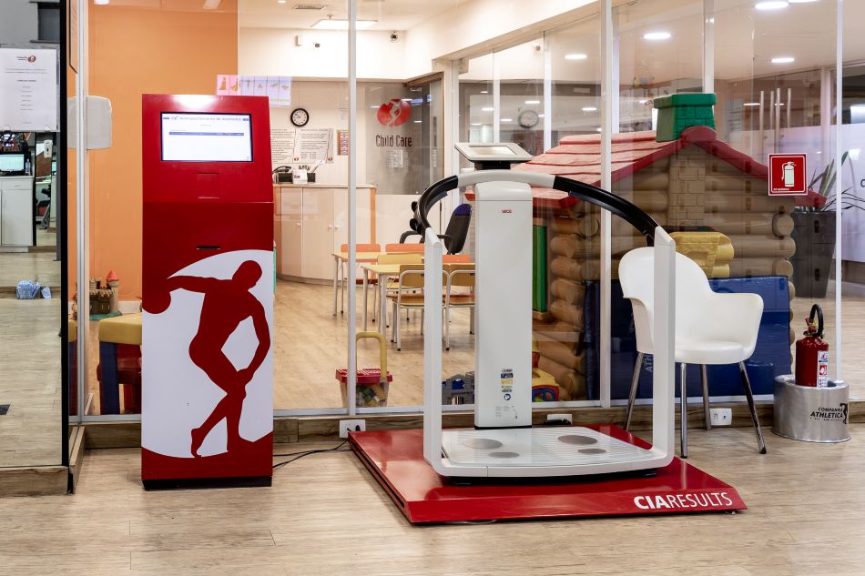 Equipamento de bioimpedância da Academia São Paulo - Morumbi Shopping Equipamento de bioimpedância da Academia São Paulo - Morumbi Shopping.
