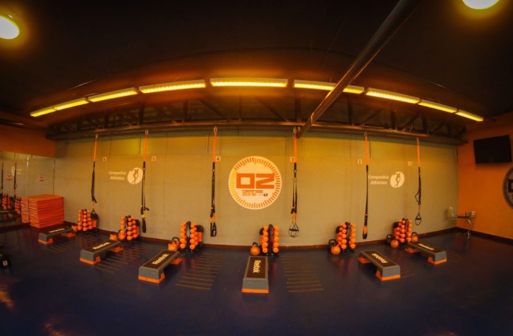 A academia da Cia Athletica de Manaus conta com a Orange Zone, um espaço exclusivo com foco em exercícios de alta intensidade, eficiência e emagrecimento rápido. 
