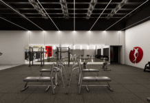 Sala de musculação moderna da Cia Mooca, com estrutura completa, tecnologia de ponta e design inovador.