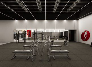 Sala de musculação moderna da Cia Mooca, com estrutura completa, tecnologia de ponta e design inovador.