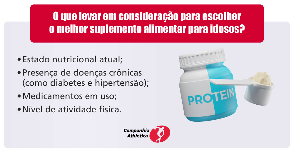O que levar em consideração para escolher o melhor suplemento alimentar para idosos?